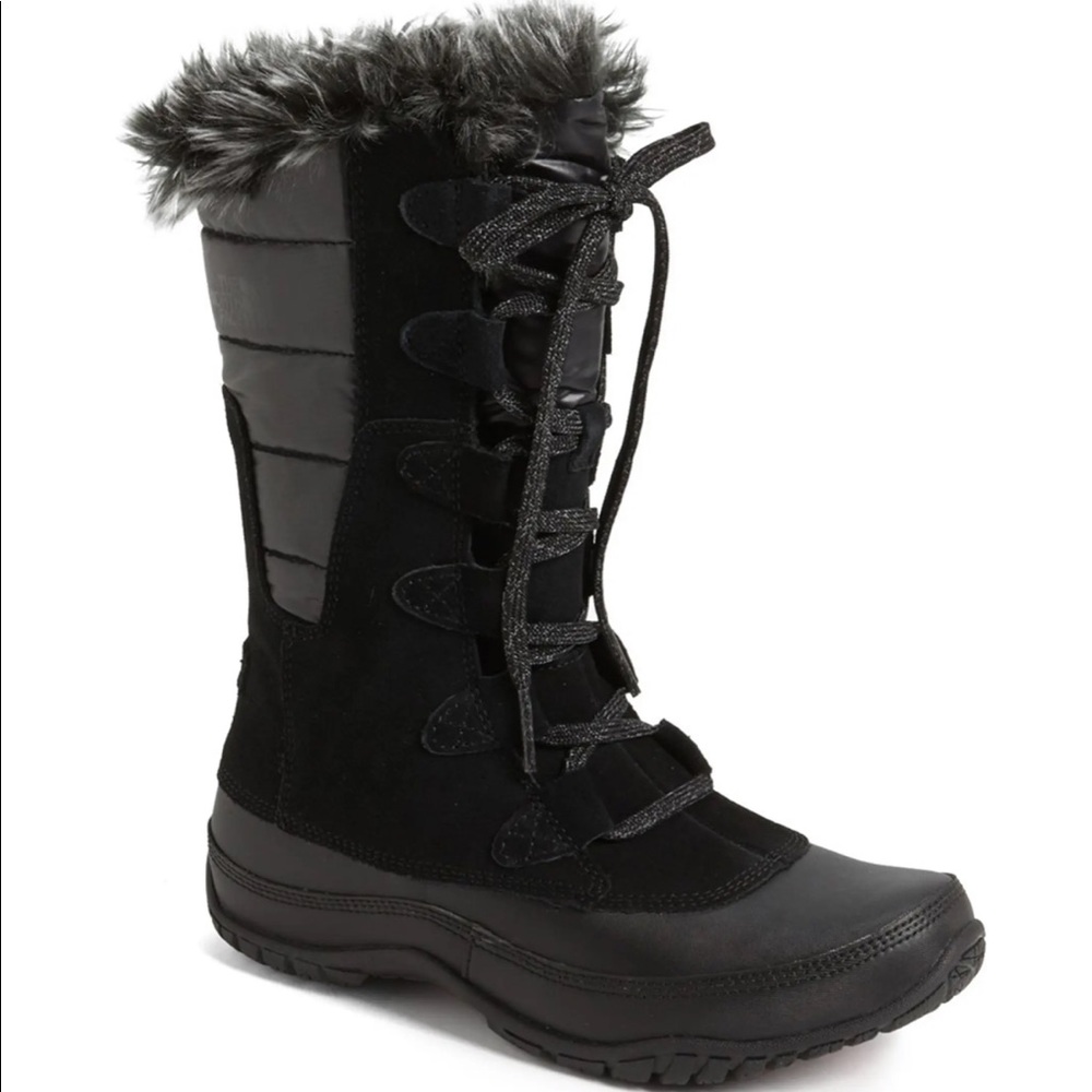 EUC North Face Nuptse Puma Snow Boots Size 6